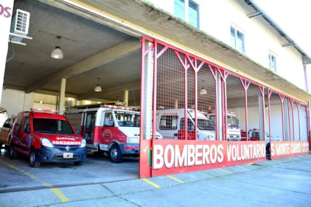 Bomberos en formación